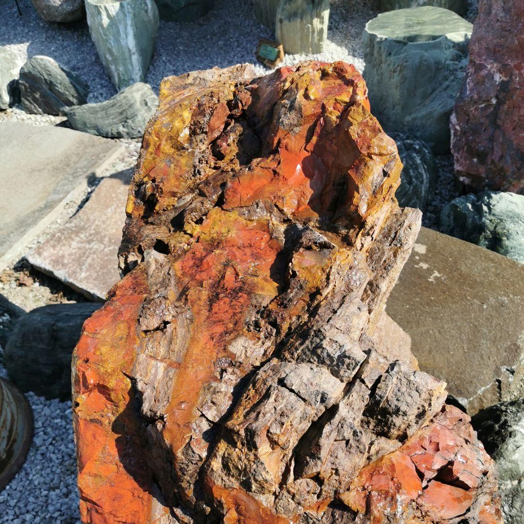 福島産　ジャスパー　708キロ　庭石　石　鑑賞石　庭　置物　オブジェ　インテリア