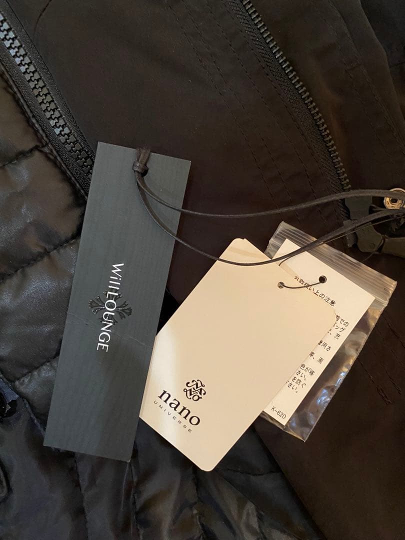 【金土日週末値下げ】ナノユニバース　中綿ステンカラーコート　新品未使用