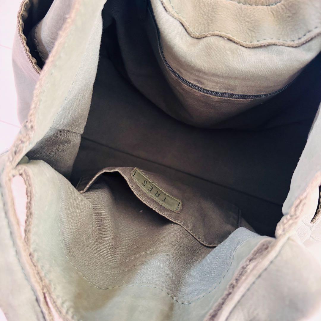 バッグ y2k 00s Archive TRES toteBag Studs Khaki