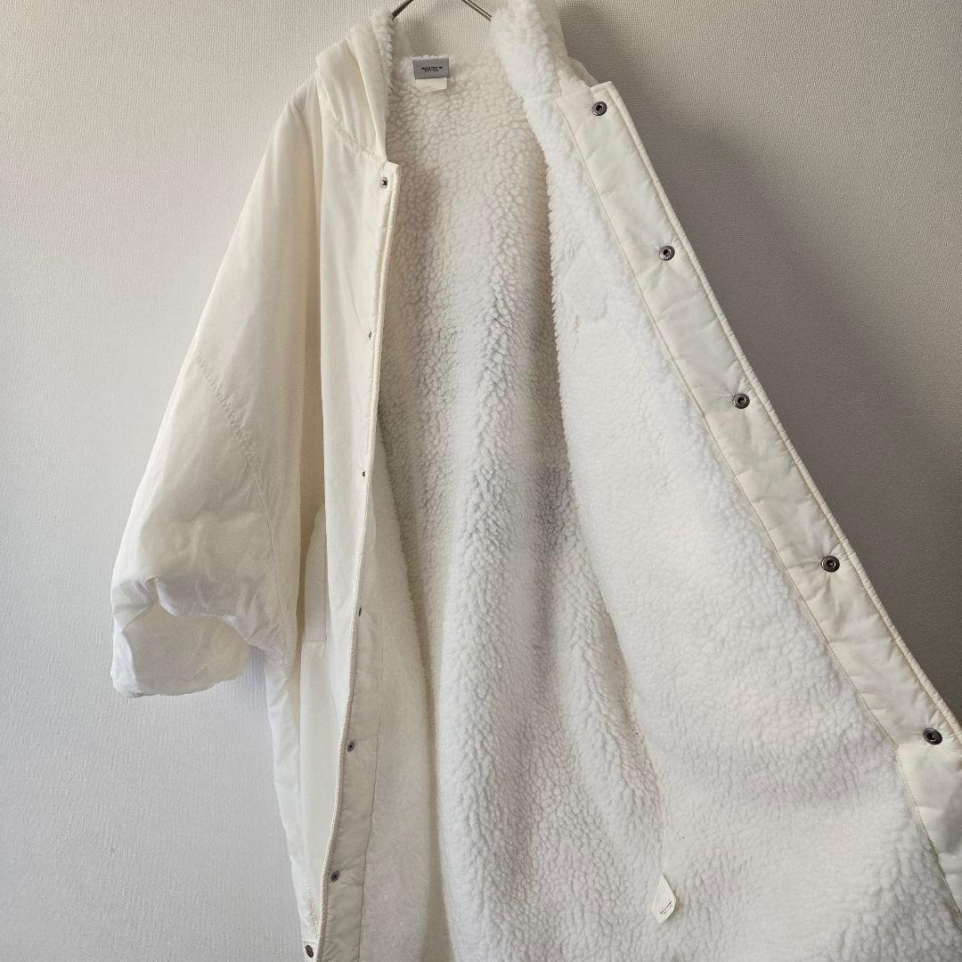 puma プーマ　横浜フリューゲルス ベンチコート 白 Ｌ ヴィンテージ　ロング