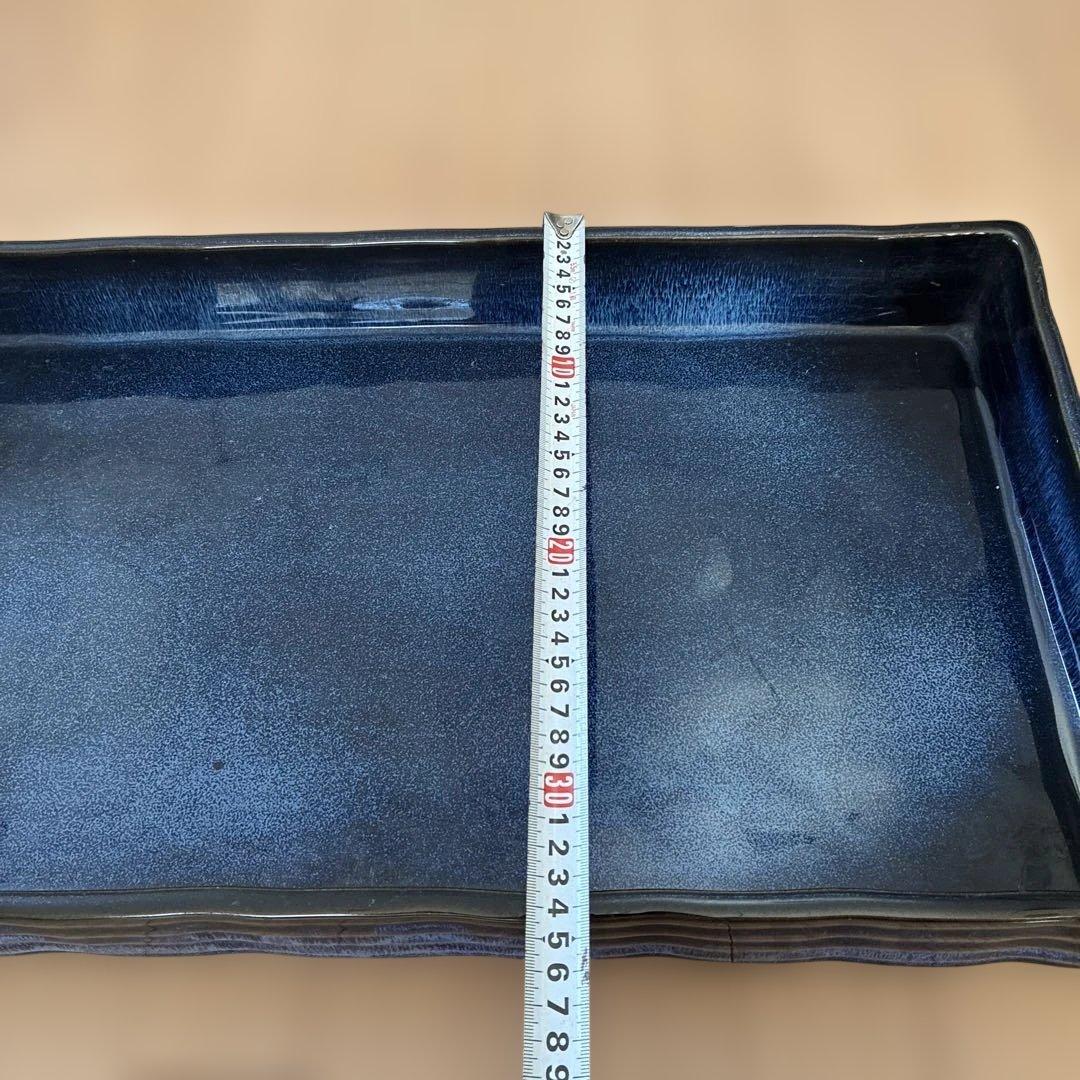 花器水盤　三彩　生け花華展用に