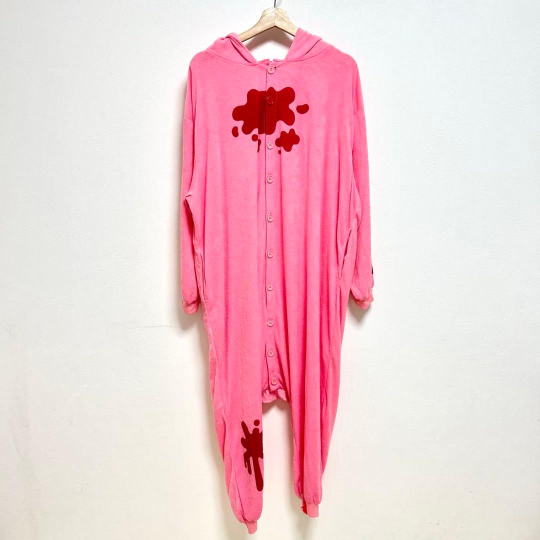 GLOOMY グルーミー✨着ぐるみ【Ｆ】コスプレ　ハロウィン　血しぶき　ピンク