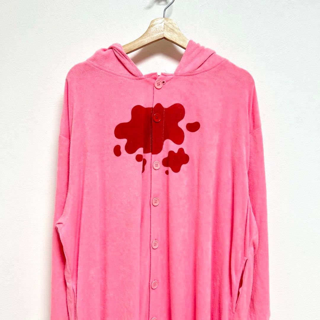 GLOOMY グルーミー✨着ぐるみ【Ｆ】コスプレ　ハロウィン　血しぶき　ピンク