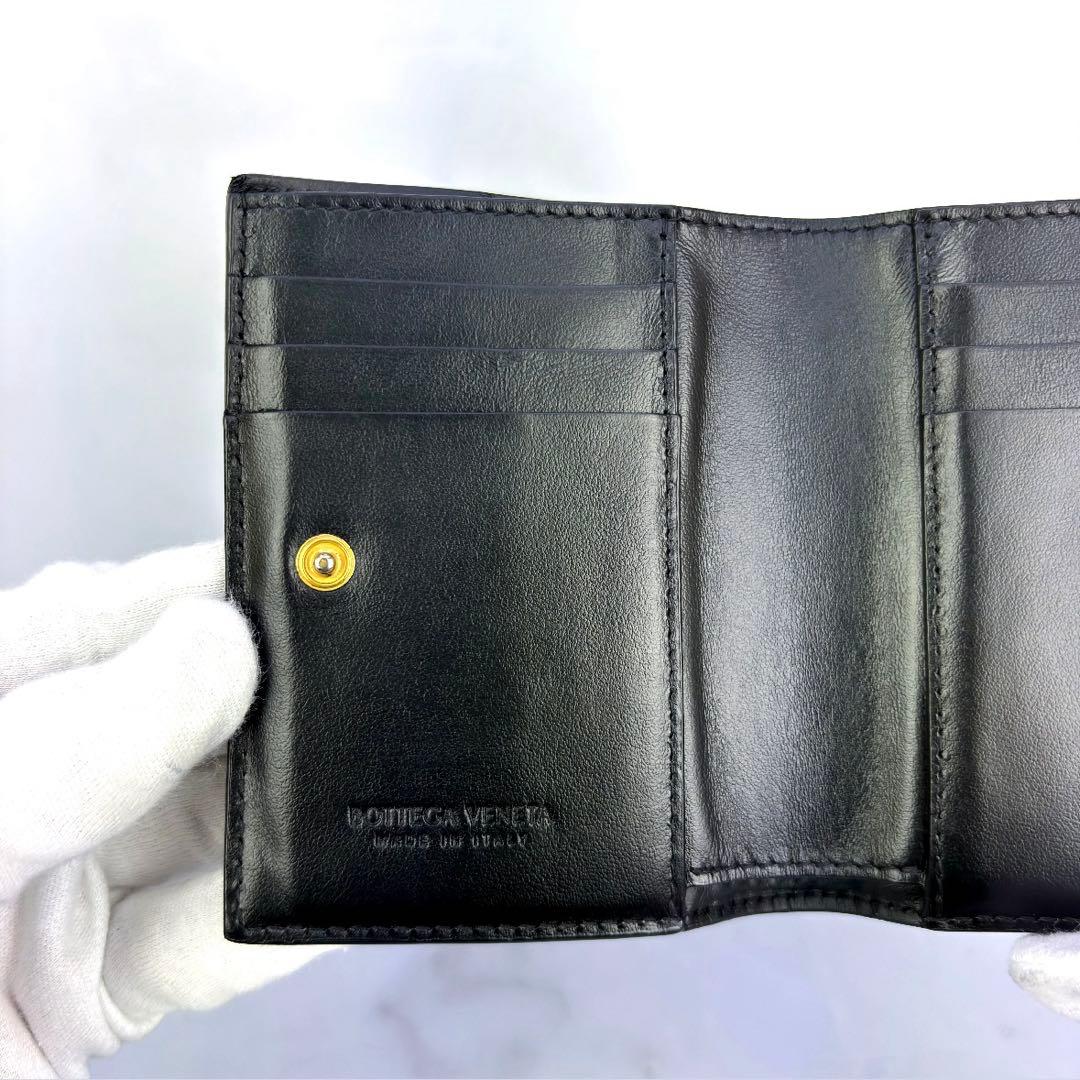 ⭐️極美品⭐️ BOTTEGA VENETA　コンパクト財布　2つ折り　カセット