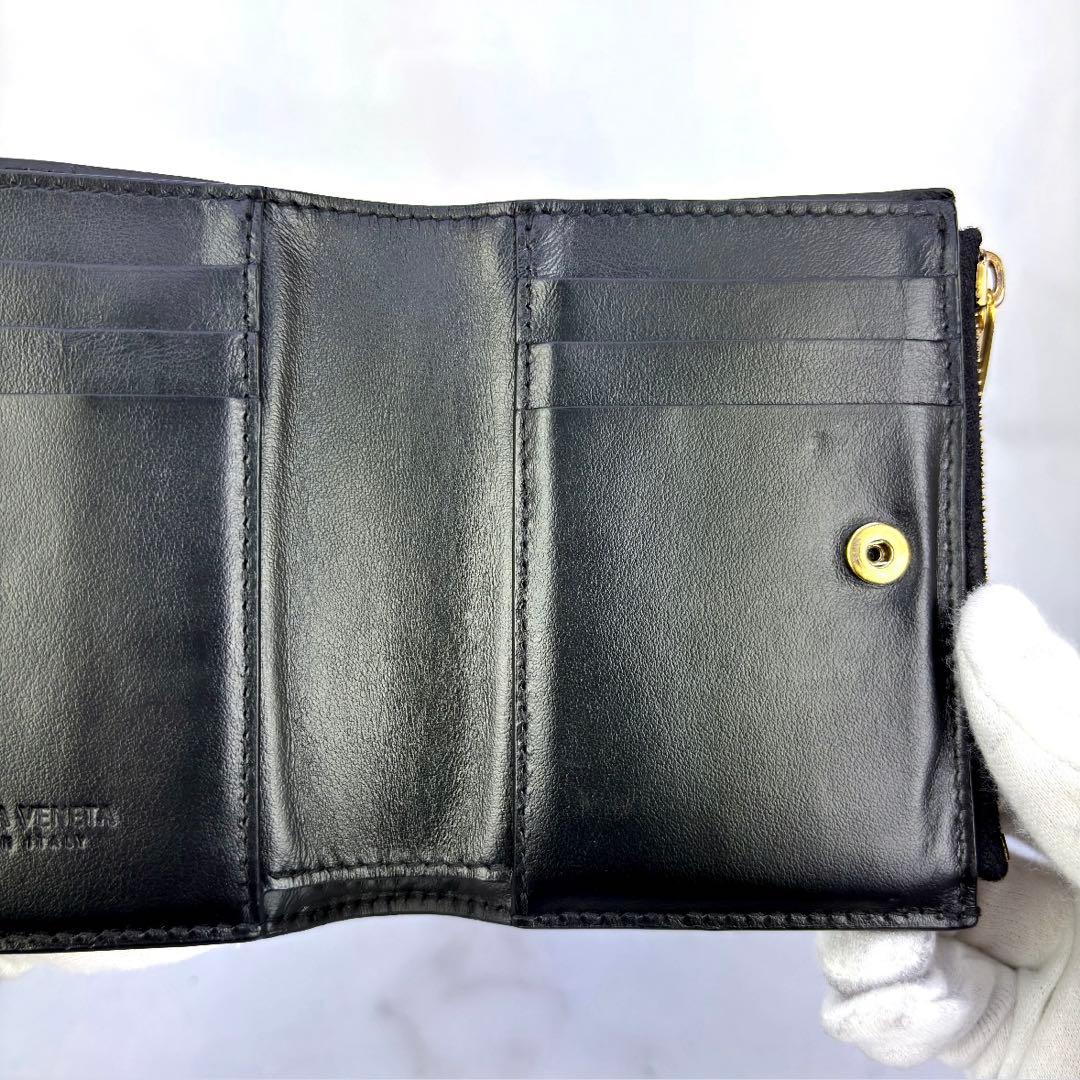 ⭐️極美品⭐️ BOTTEGA VENETA　コンパクト財布　2つ折り　カセット