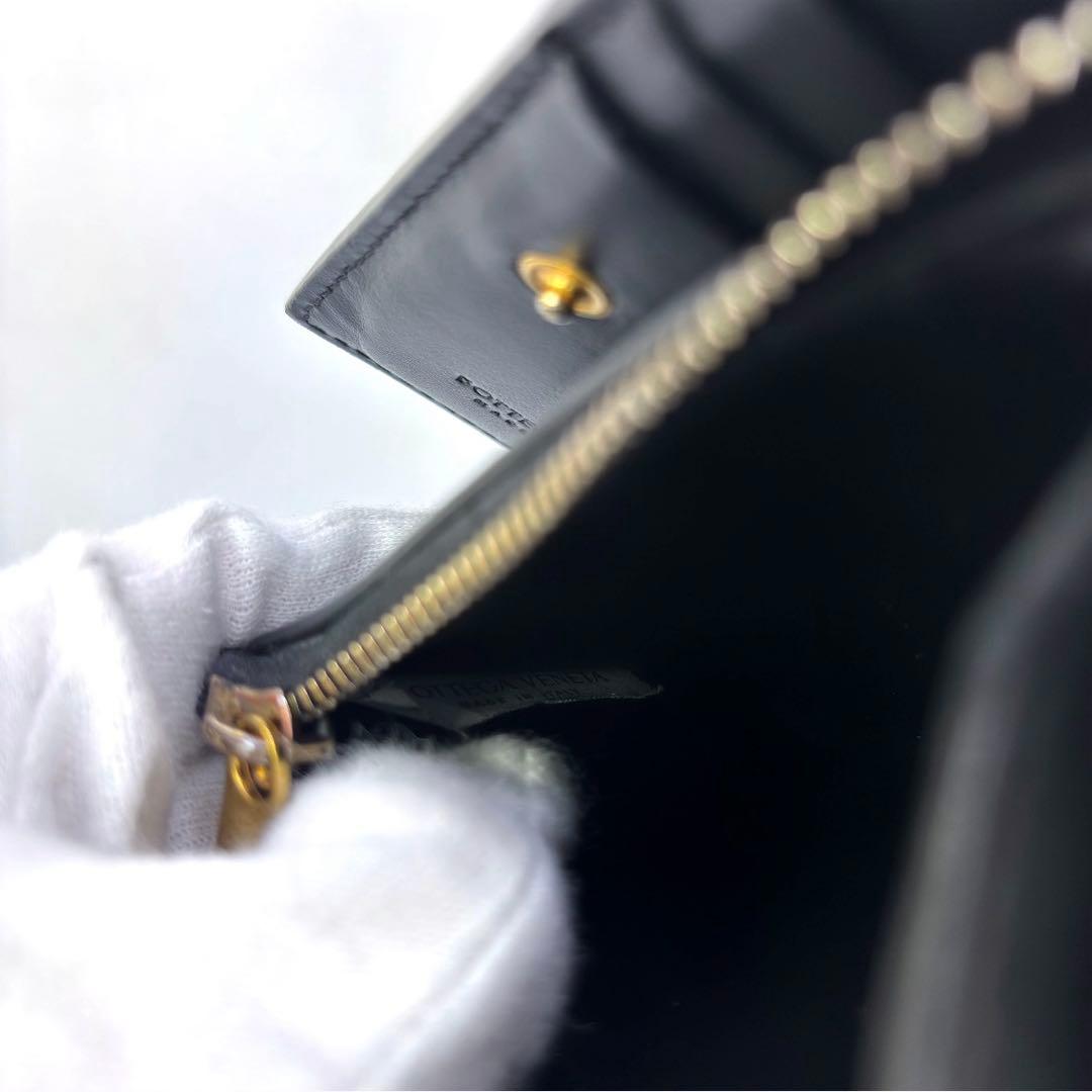 ⭐️極美品⭐️ BOTTEGA VENETA　コンパクト財布　2つ折り　カセット
