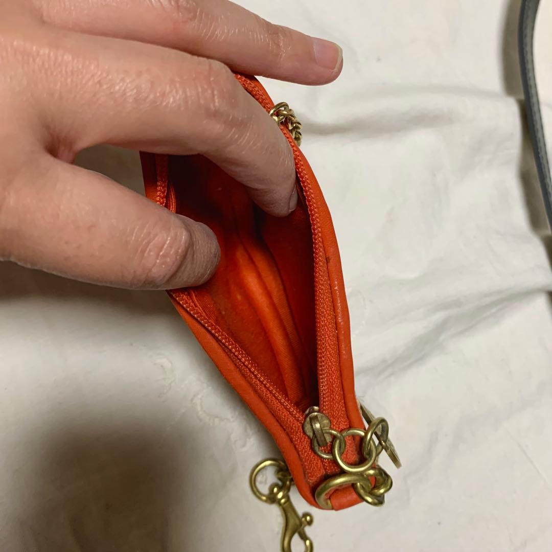 15年程前のコーチ　オレンジキーチャーム/バッグチャーム/ケース