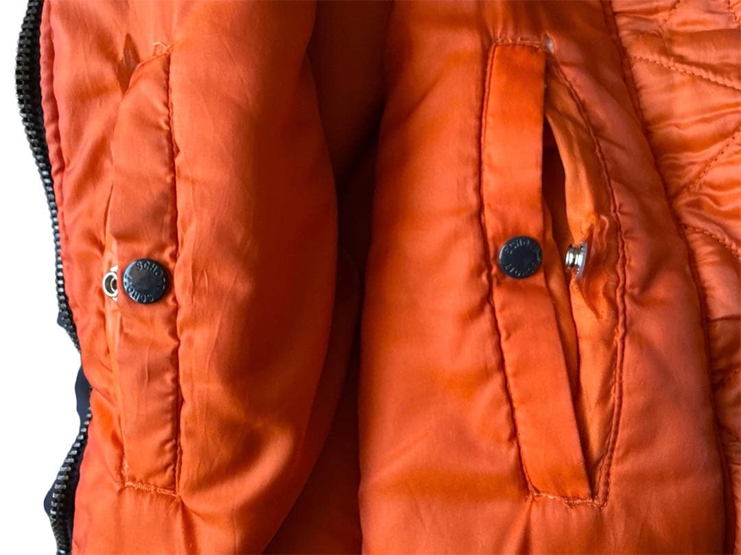 y*a様 Schott MA-1 フライトジャケット ネイビー ショット