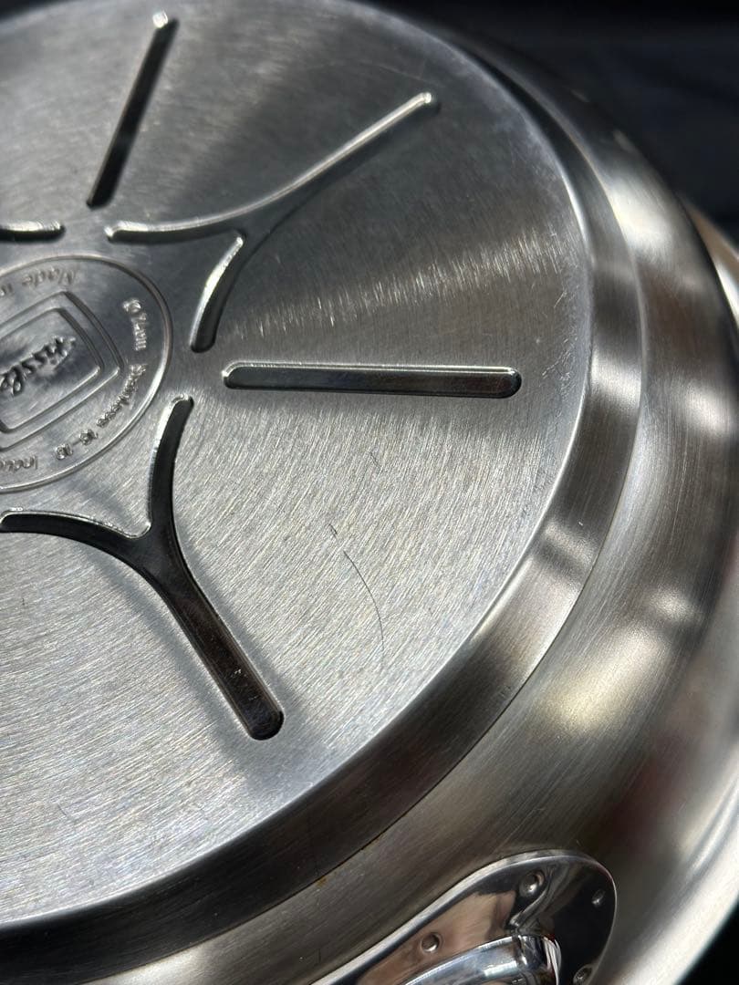 【USED美品】Fissler フィスラー 18-10 フライパン　24cm