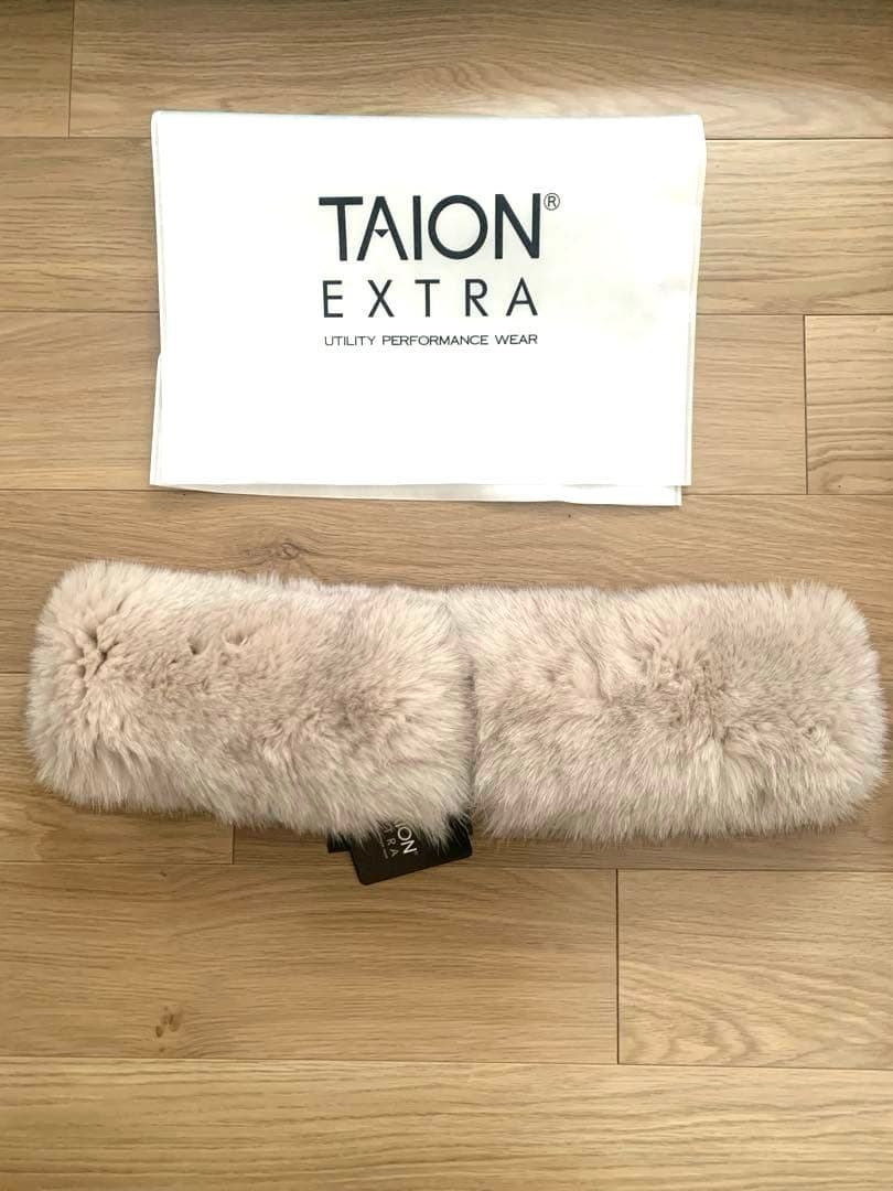 【新品】TAION EXTRA ツイードボレロ丈M＆ボトムファーM＆半袖ファーM