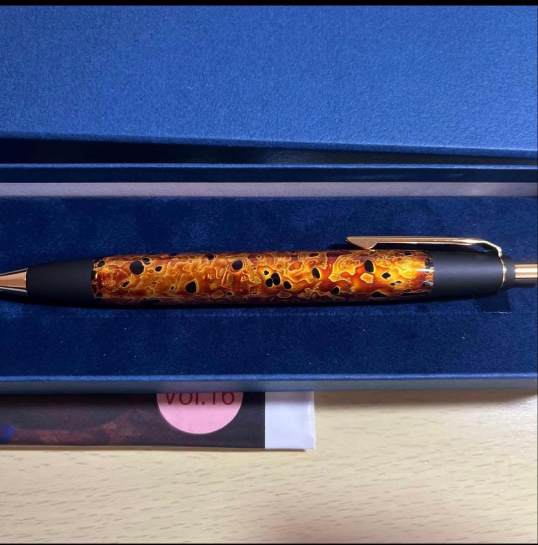 の*る様 野原工芸　兆春塗り　コラボ　ボールペン　金虫食い