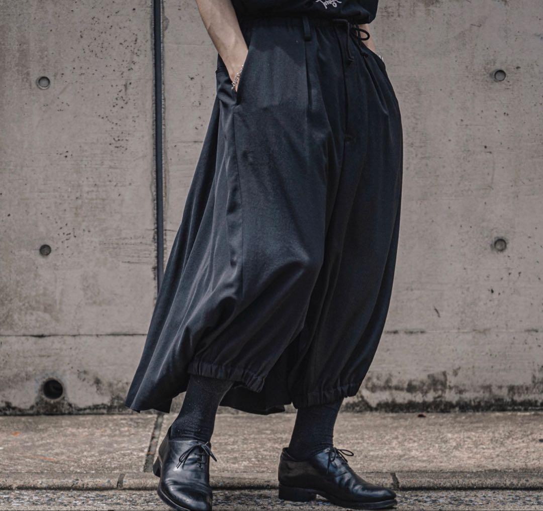 【ほぼ未使用】21AW Yohji Yamamoto ウールギャバ カラスパンツ