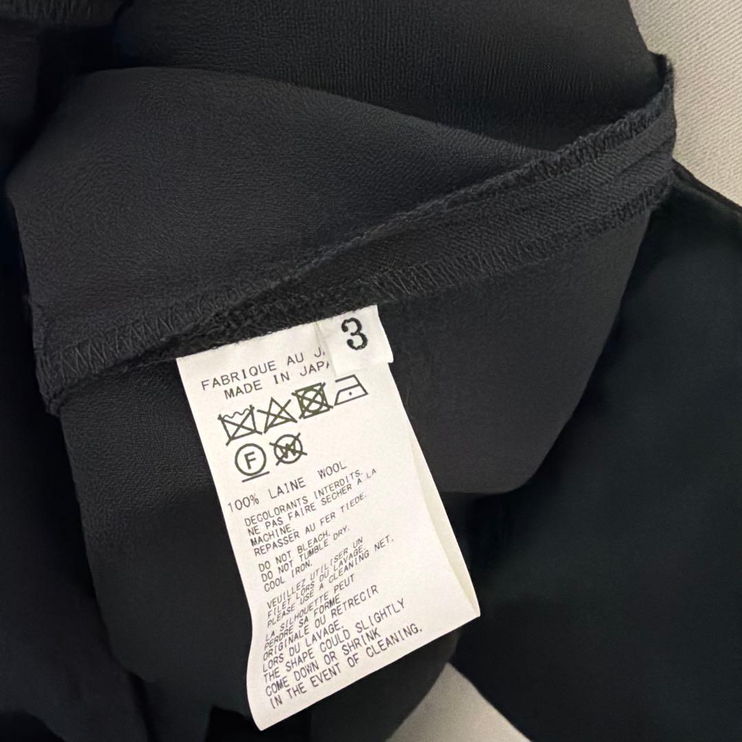 【ほぼ未使用】21AW Yohji Yamamoto ウールギャバ カラスパンツ