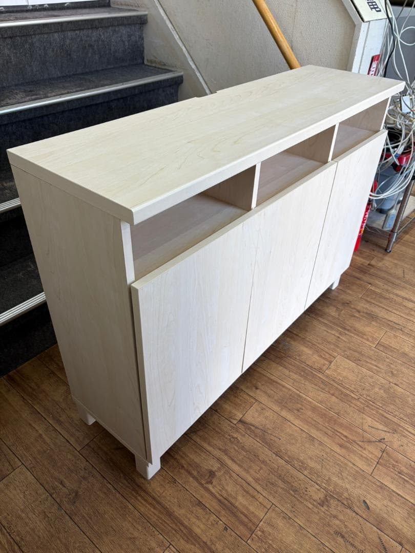 【福岡市限定】サイドボード 収納棚 リビング収納110×32.5×79cm