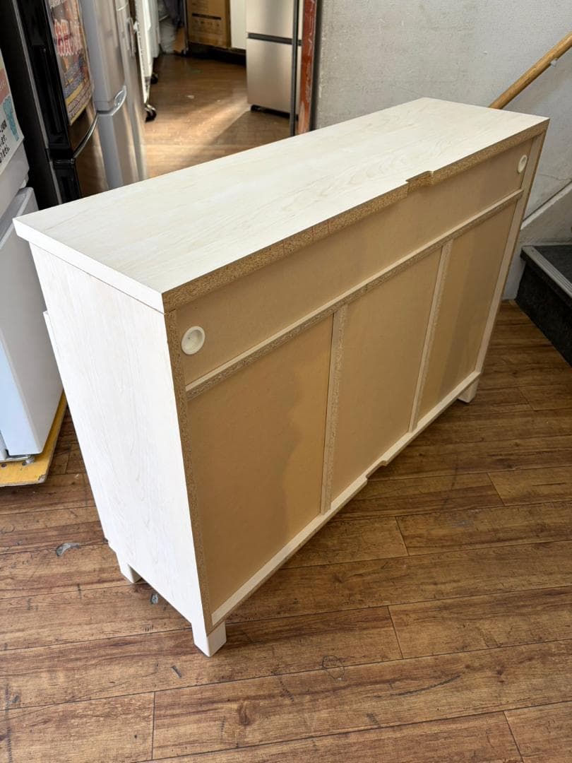 【福岡市限定】サイドボード 収納棚 リビング収納110×32.5×79cm