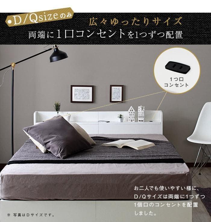 【R】クイーン　マットレスなし【収納なし】 送料込み！【ブラック】