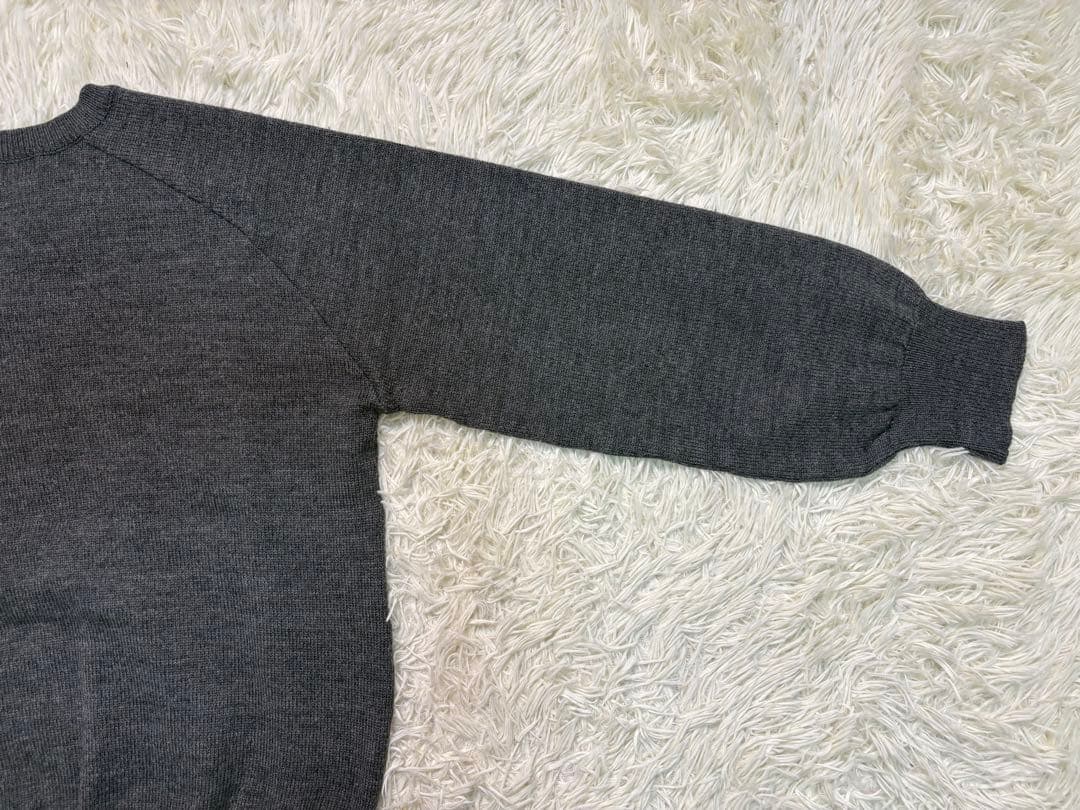 Burberrys ノバチェック Vネックニット グレー サイズ3