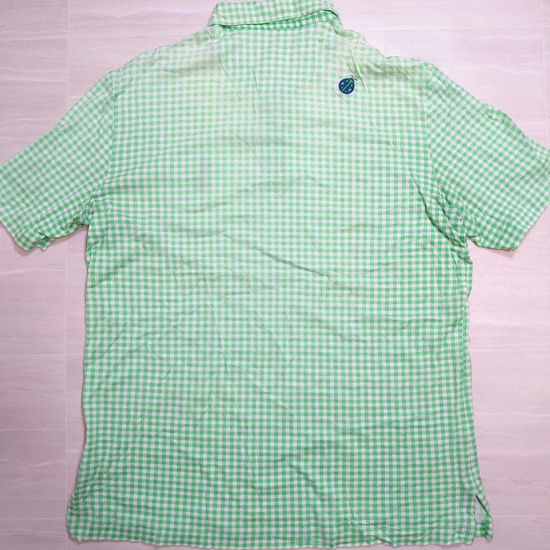 ポロゴルフラルフローレン ポニー刺繍 てんとう虫 ギンガムチェック ピマコットン