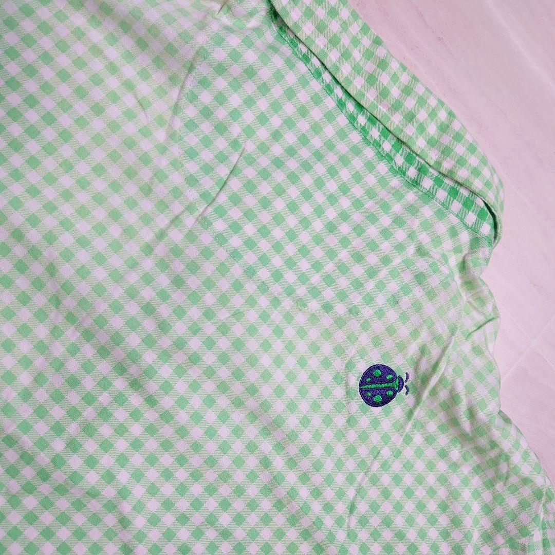 ポロゴルフラルフローレン ポニー刺繍 てんとう虫 ギンガムチェック ピマコットン