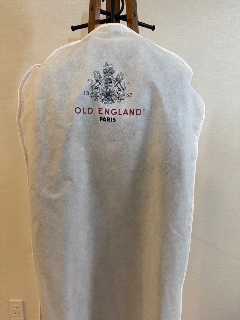 【新品未使用】OLD ENGLAND サックスブルーダッフルコート サイズ34