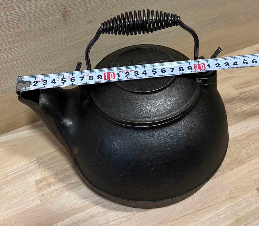 未使用LODGE ロッジ 鋳鉄ティーケトル 2TK2 スプリングハンドル 廃盤品