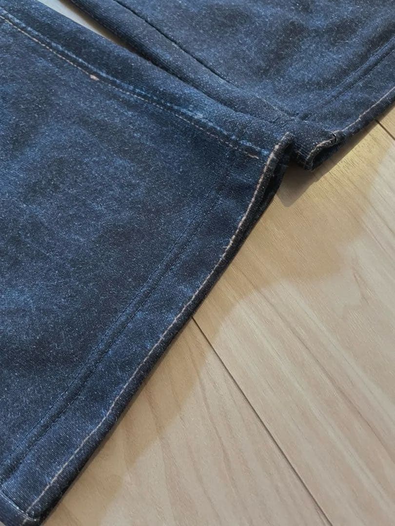 TATA 転写 デニム スウェットパンツ／大戦モデル フェイクデニム