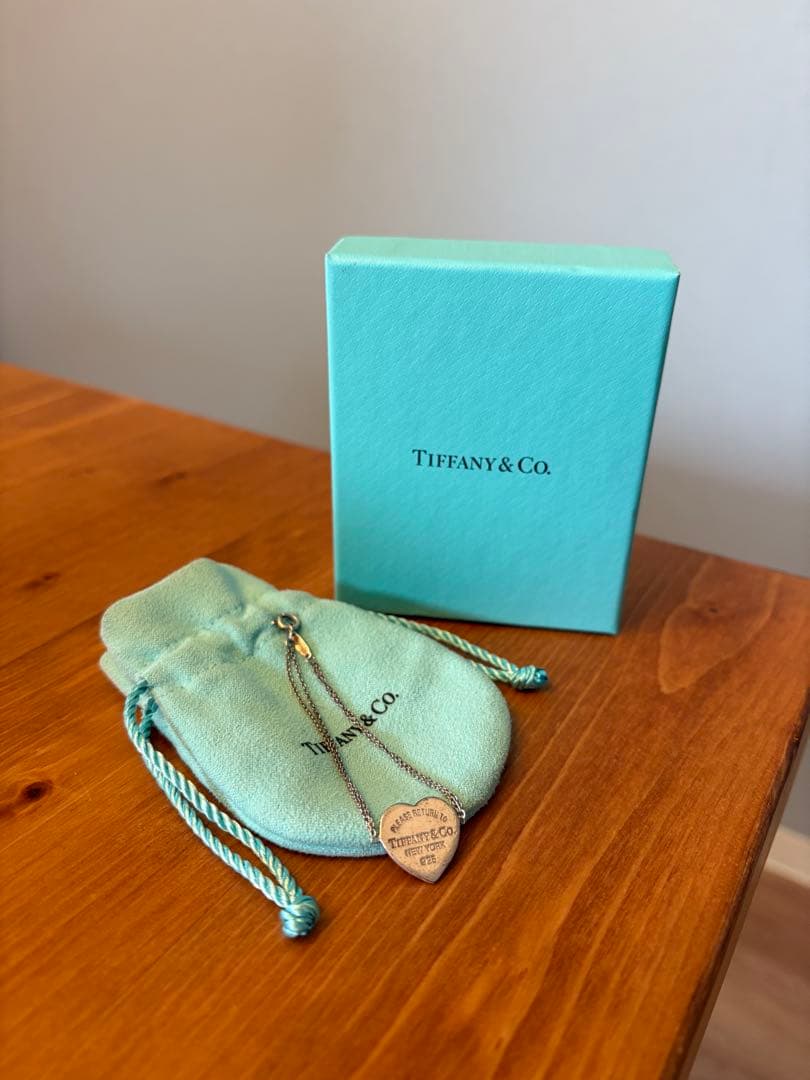 ティファニー リターントゥハートダブルチェーン ブレスレット