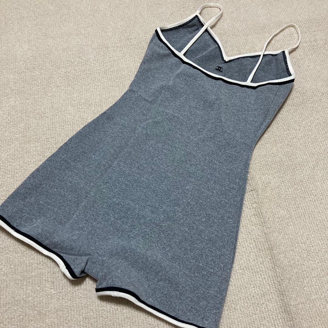 【レア】CHANEL 98P未使用タグ付サイズ38 水着　セパレート　ココマーク