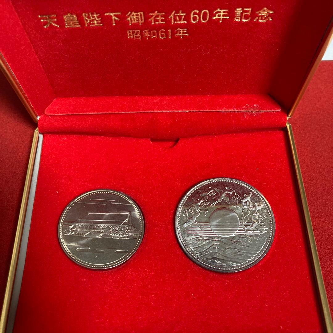 天皇陛下御在位60年記念品　記念メダル3点