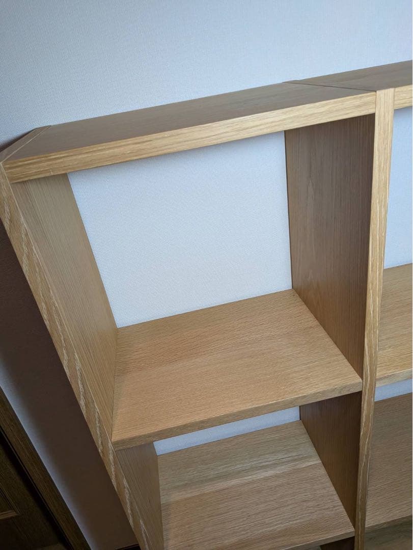 ■送料込■無印良品 スタッキングシェルフ 3×2 木製家具棚MUJI収納オーク材