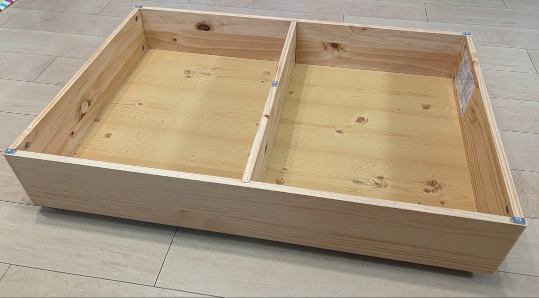 無印良品　ベッド下収納3つセット(フタ付き)