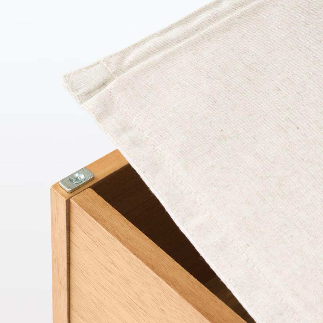 無印良品　ベッド下収納3つセット(フタ付き)