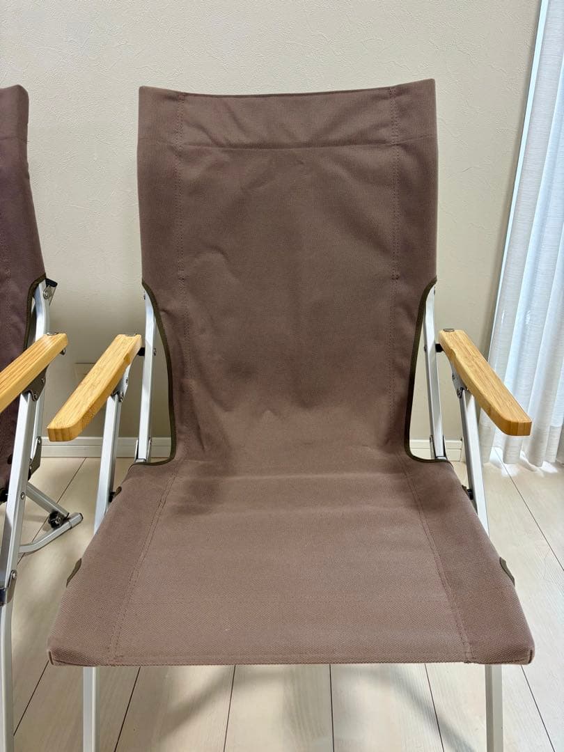  peak【Limted ITEM】ローチェア30 グレー 2脚セット①