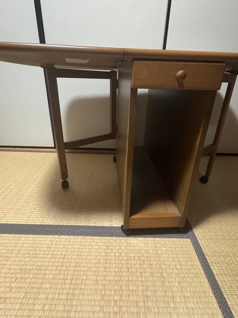 KOIZUMI　コイズミ　両開き　バタフライテーブル キッチンワゴン