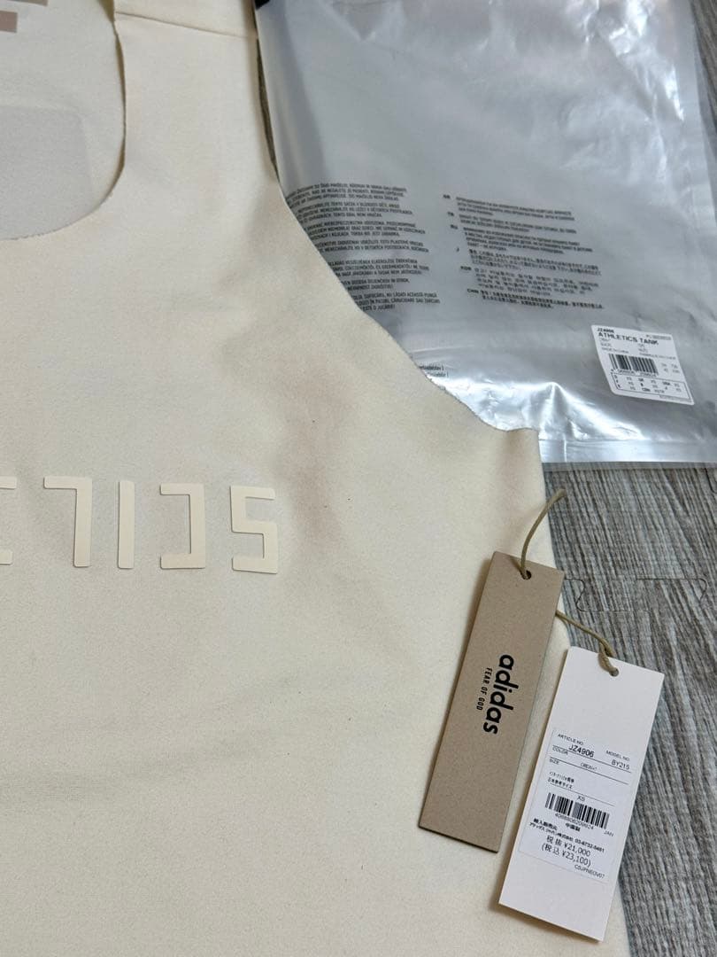 25SS adidas Fear of God ATHLETICS タンクトップ