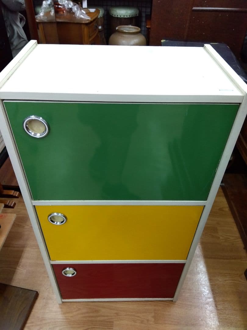 昭和レトロ/ポップ/カラーボックス/棚