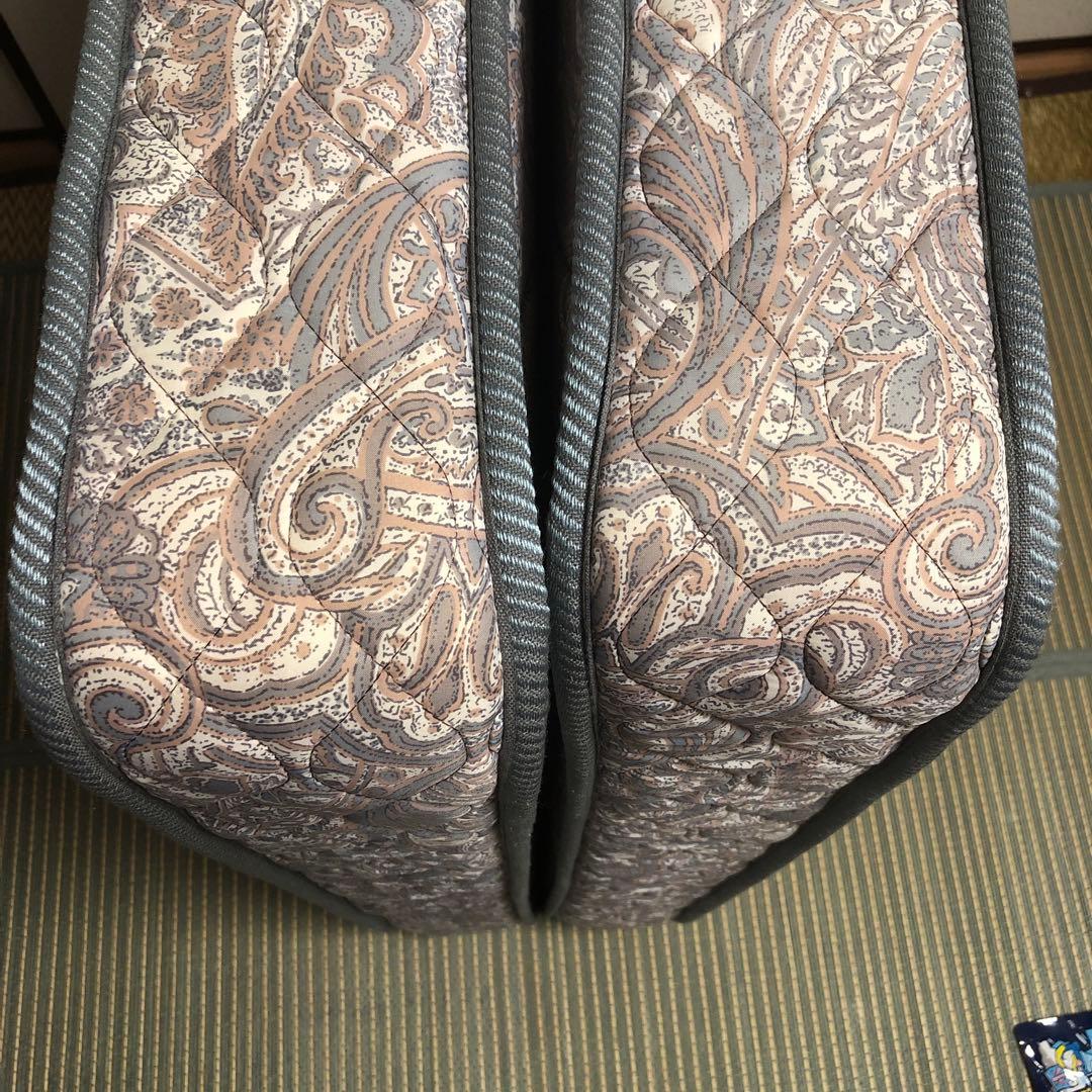 『美品』フランスベッド折り畳みスプリングマットレス　日本製