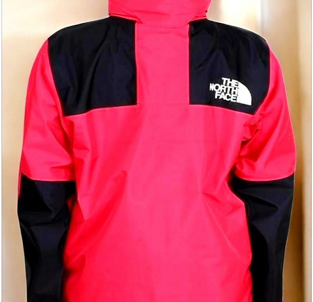ザ・ノース・フェイスマウンテンレインテックス カーマイン L美品！