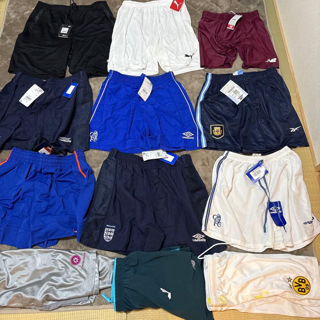 サッカー　パンツ　レア　デッドストック　新品　未使用　セット　12枚　まとめ売り