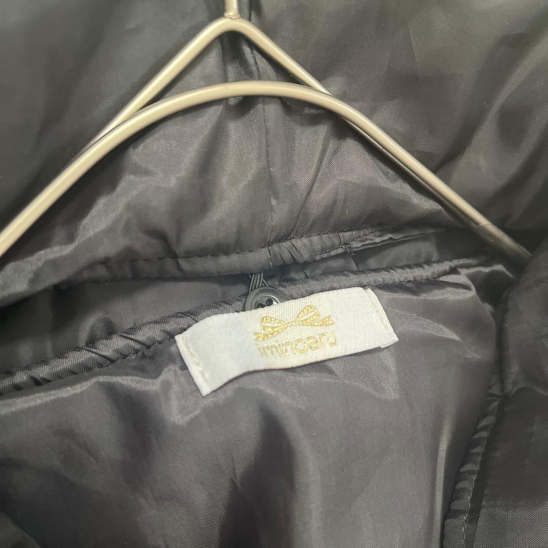 iminoaru アニエスべー　キルティングコート ブラック 2way コラボ