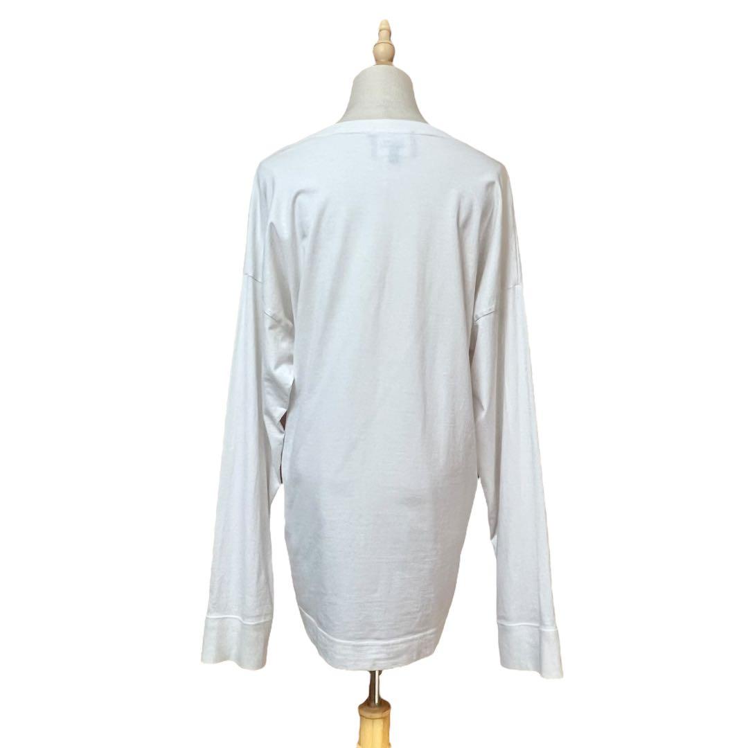 【ヴィヴィアンウエストウッドマン】フロントオーブロゴ長袖カットソー☆コットン☆M