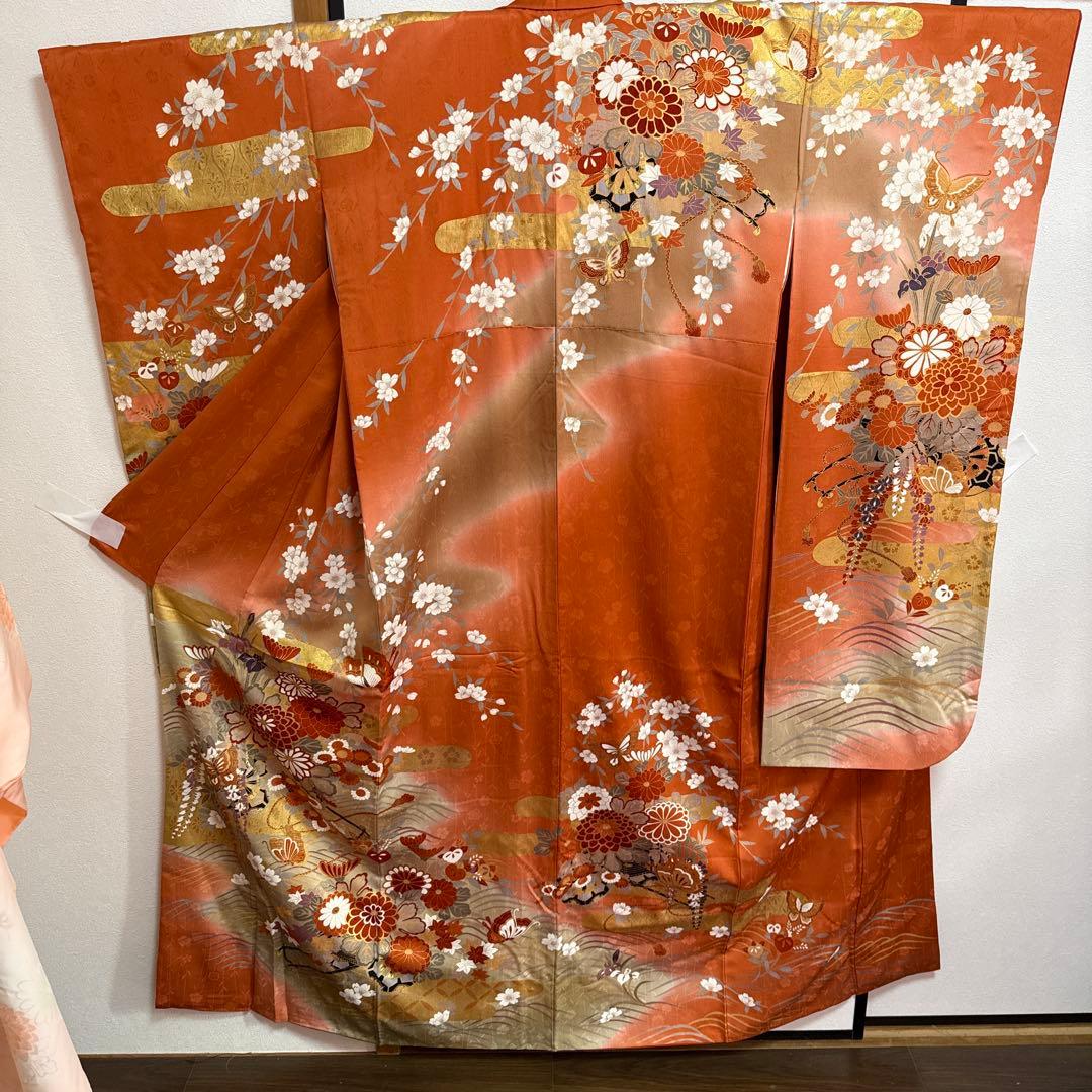 振袖フルセット　8点セット　古典柄