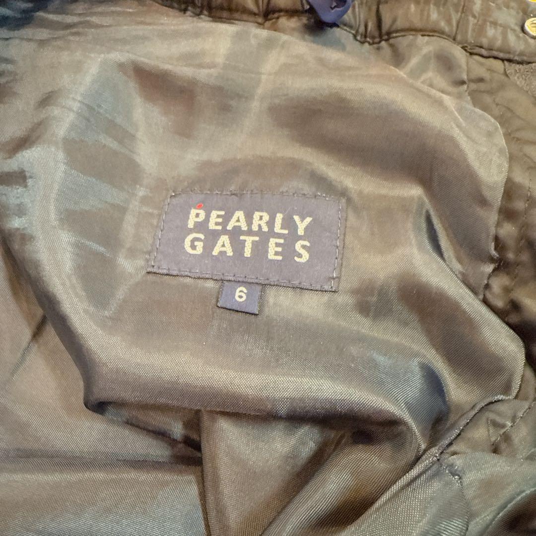 【中古美品】パーリーゲイツ　暖パンツ　中綿入り　ブラック　メンズパンツ　サイズ6