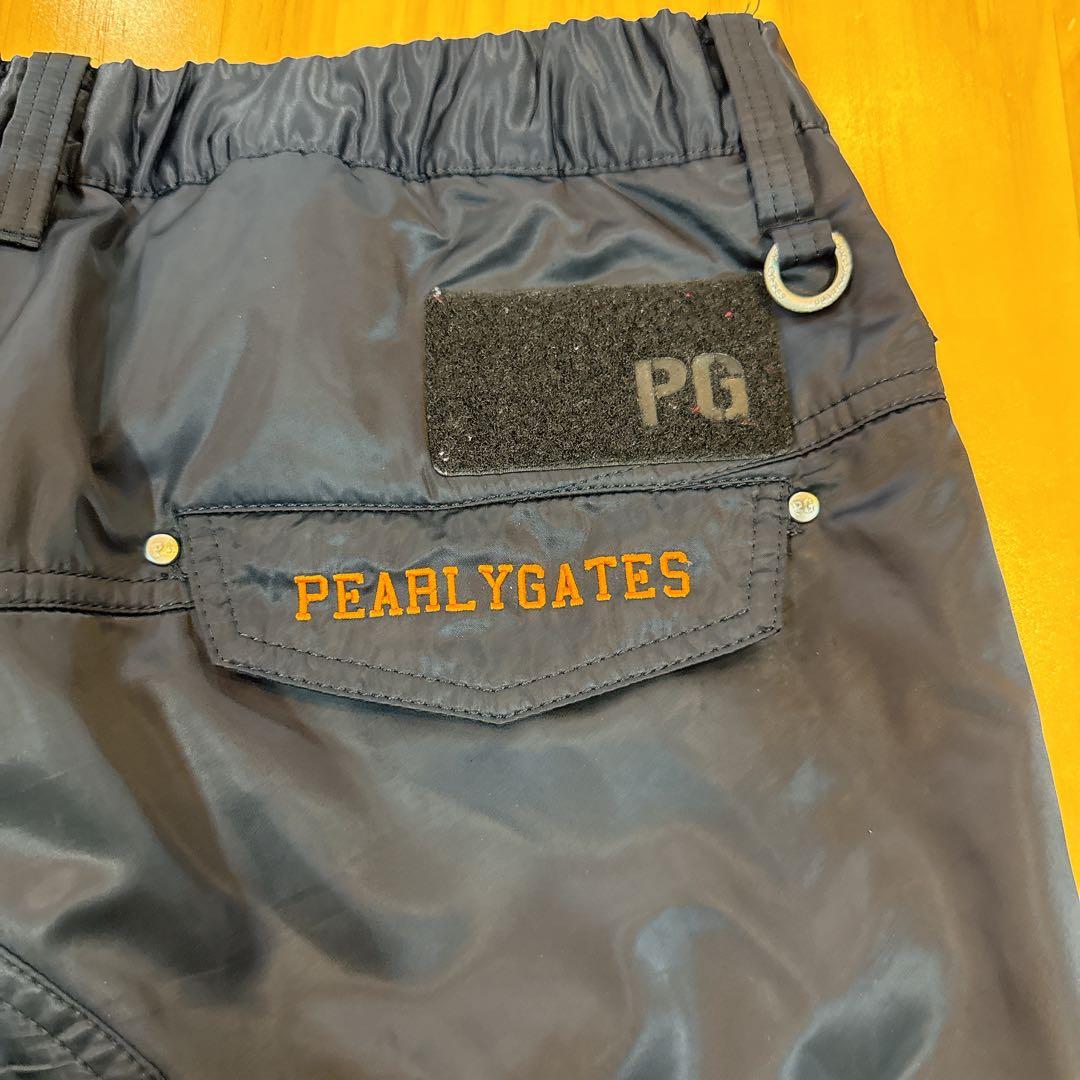 【中古美品】パーリーゲイツ　暖パンツ　中綿入り　ブラック　メンズパンツ　サイズ6