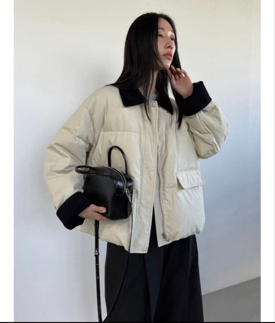 Didot.showroom 2025 FW ワークジャケットダウン アイボリー