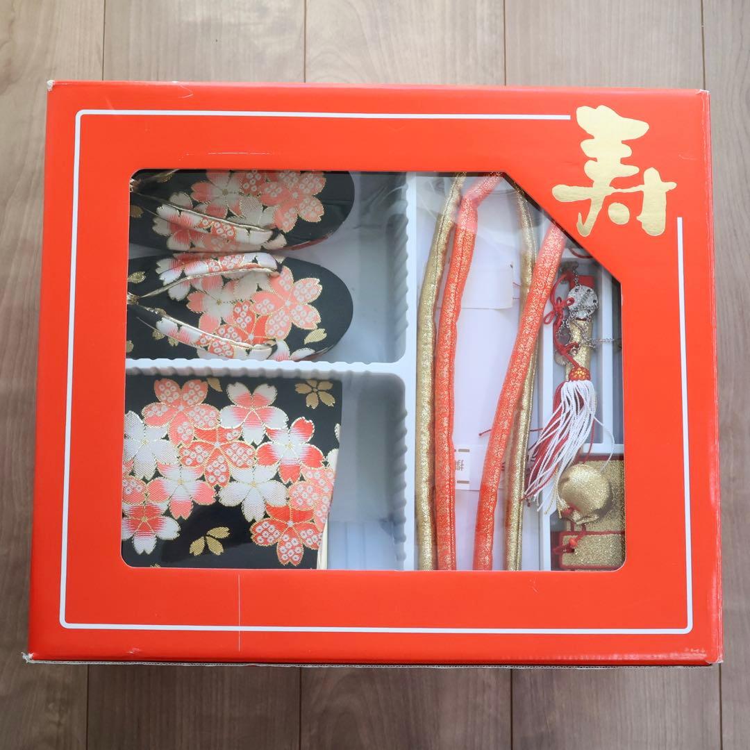 ★七五三の帯セット 3〜5歳 ★ 小物セット 草履 バッグ美品