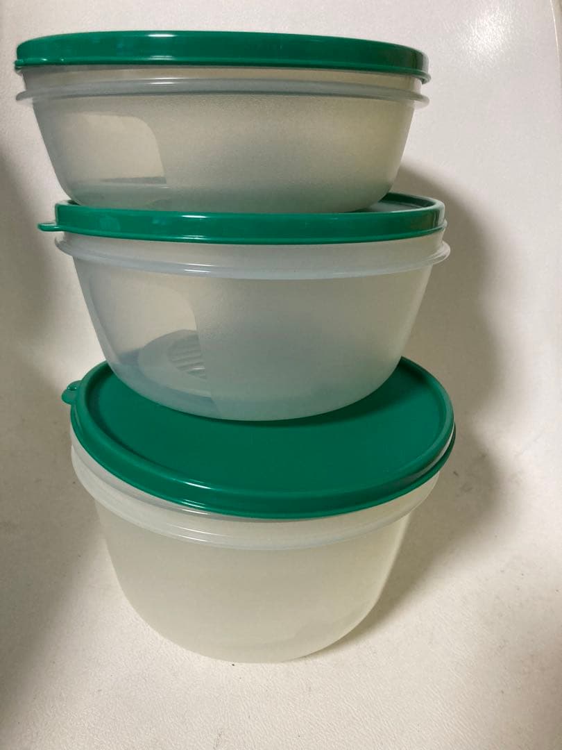 タッパーウェアストレーナー小中大保存ボウル