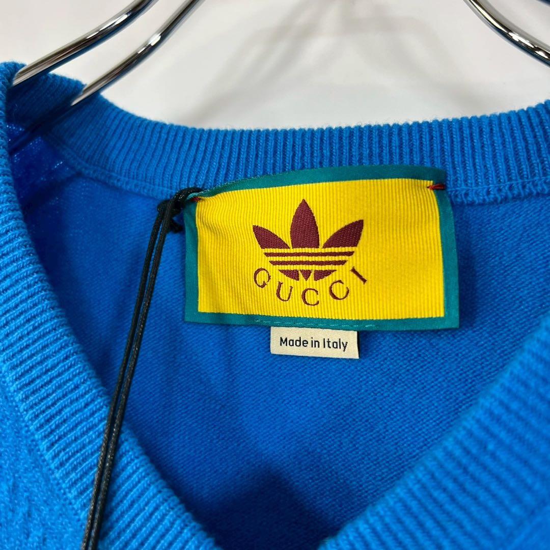 GUCCI アディダス　コラボ 半袖ニット　　XS タグ付き