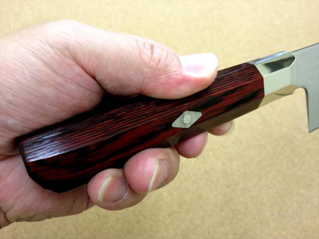 関の刃物 牛刀 240mm 三昧 波目 ダマスカス33層 VG-10 両刃 包丁