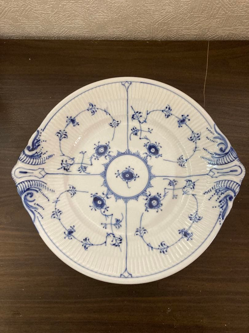 ロイヤルコペンハーゲン　ブルーフルーテッド　皿　M990